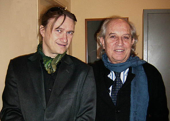 Davide Mancori with Vittorio Storaro at AIC