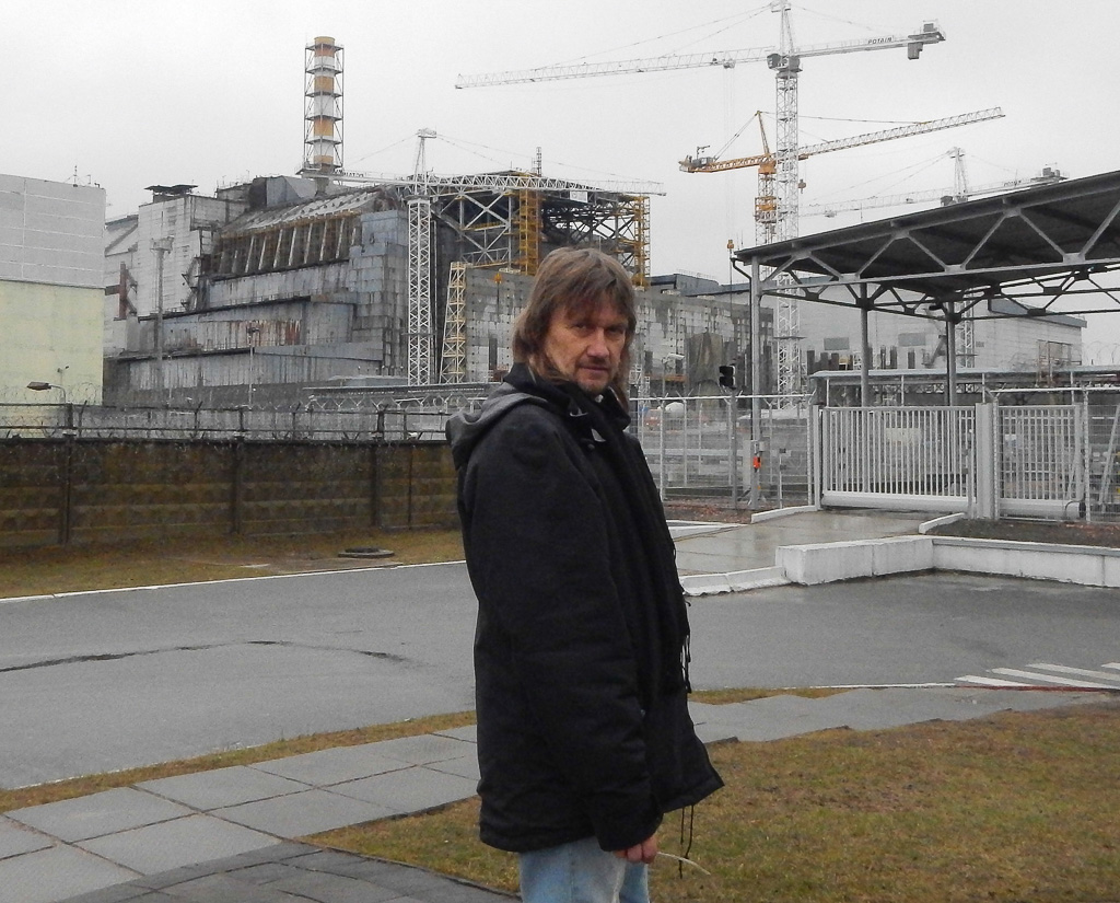 Location scouting at Chernobyl Power plant for RADIOACTIVITY documentary