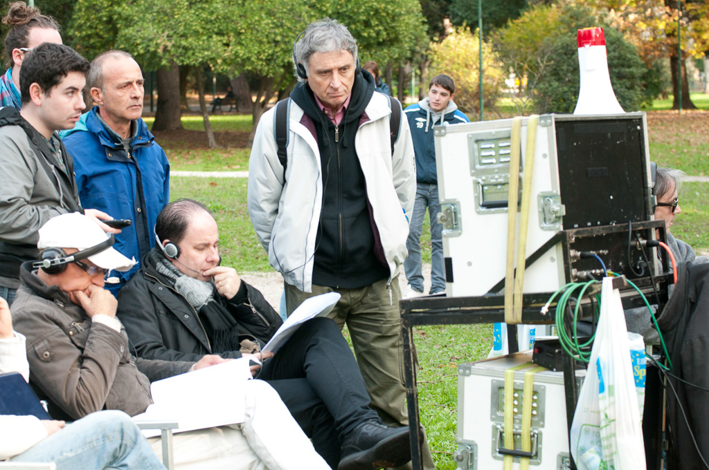 Rollo Martins with Daniele Santamaria Maurizio and Giorgio Molteni